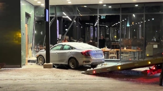 Corner Brook hotel damaged after car goes through windows, minor injuries reported